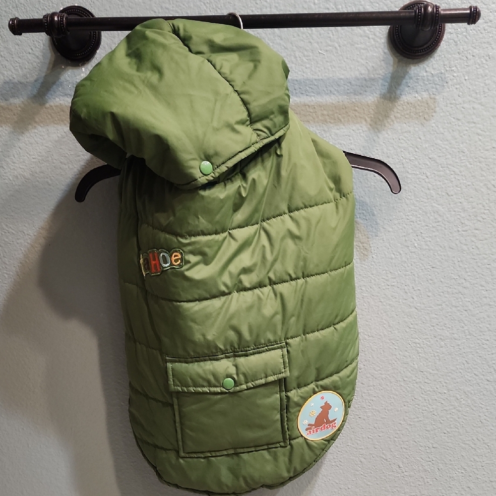 Old Navy Dog Jacket Green Size Medium